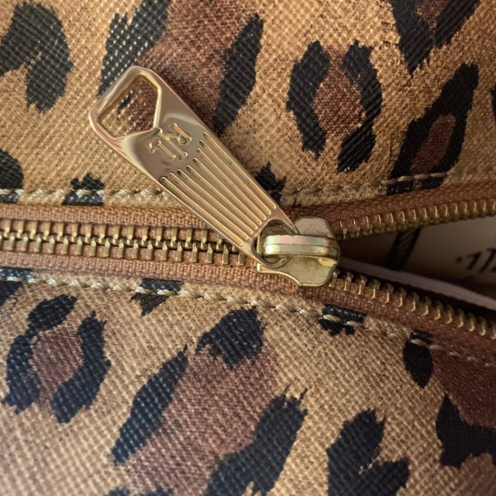 Lauren Ralph Lauren Leopard Print Tote Bag - Brown and Black - Picture 5 of 14